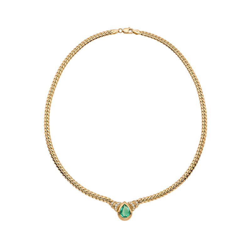 Petite Maison Émeraude Necklace