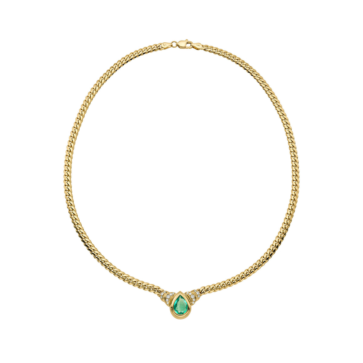 Petite Maison Émeraude Necklace