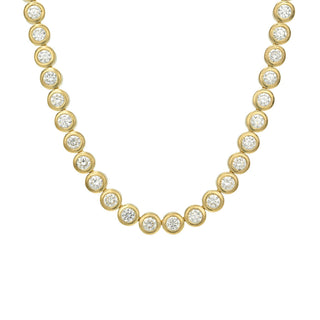 Diamond Bubble Tennis Necklace