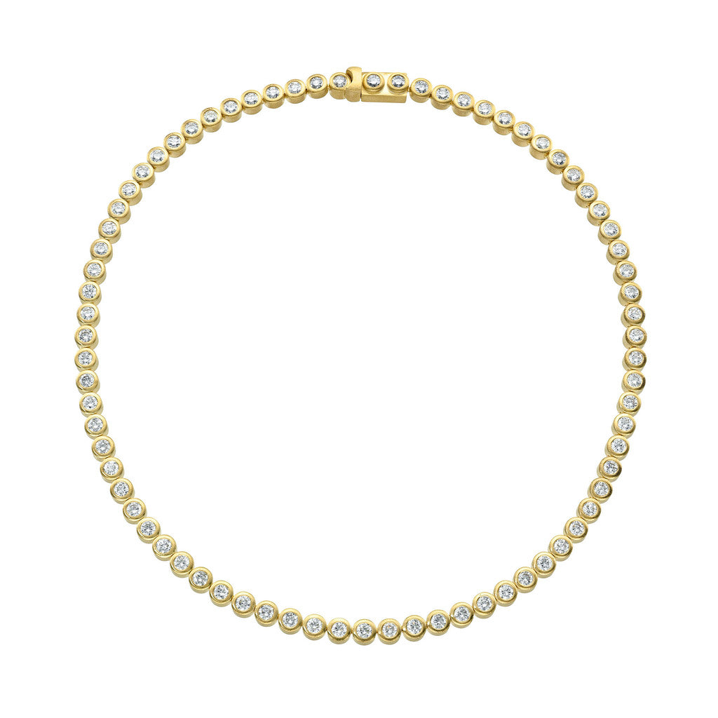 Diamond Bubble Tennis Necklace