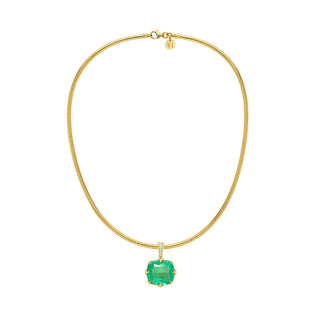 Queen 2.0 Omega Emerald Necklace by Logan Hollowell Jewelry