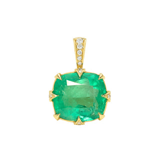 Queen 2.0 Omega Emerald Necklace by Logan Hollowell Jewelry