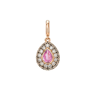 Pink Sapphire Pop Rocks Pendant Pendant Only Rose Gold by Logan Hollowell Jewelry