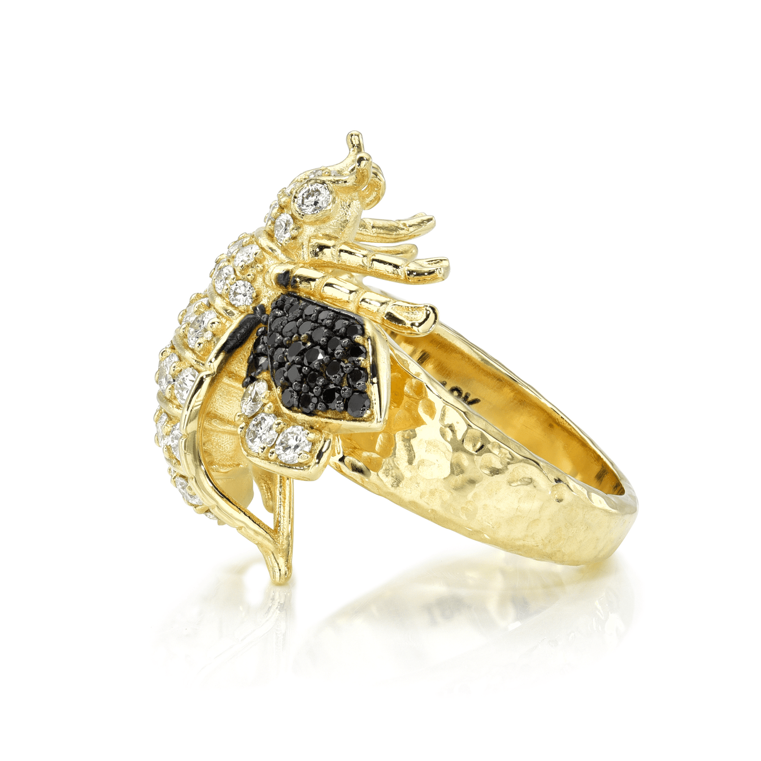 Queen Bee Diamond Ring    by Logan Hollowell Jewelry
