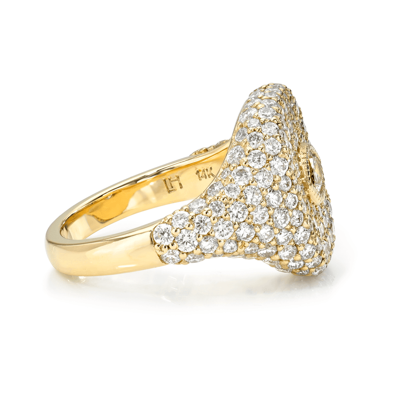 Angel Eye Signet Ring by Logan Hollowell Jewelry
