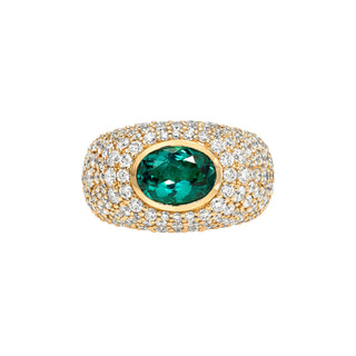 The OG Lagoon Tourmaline Signet Ring