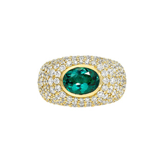The OG Lagoon Tourmaline Signet Ring