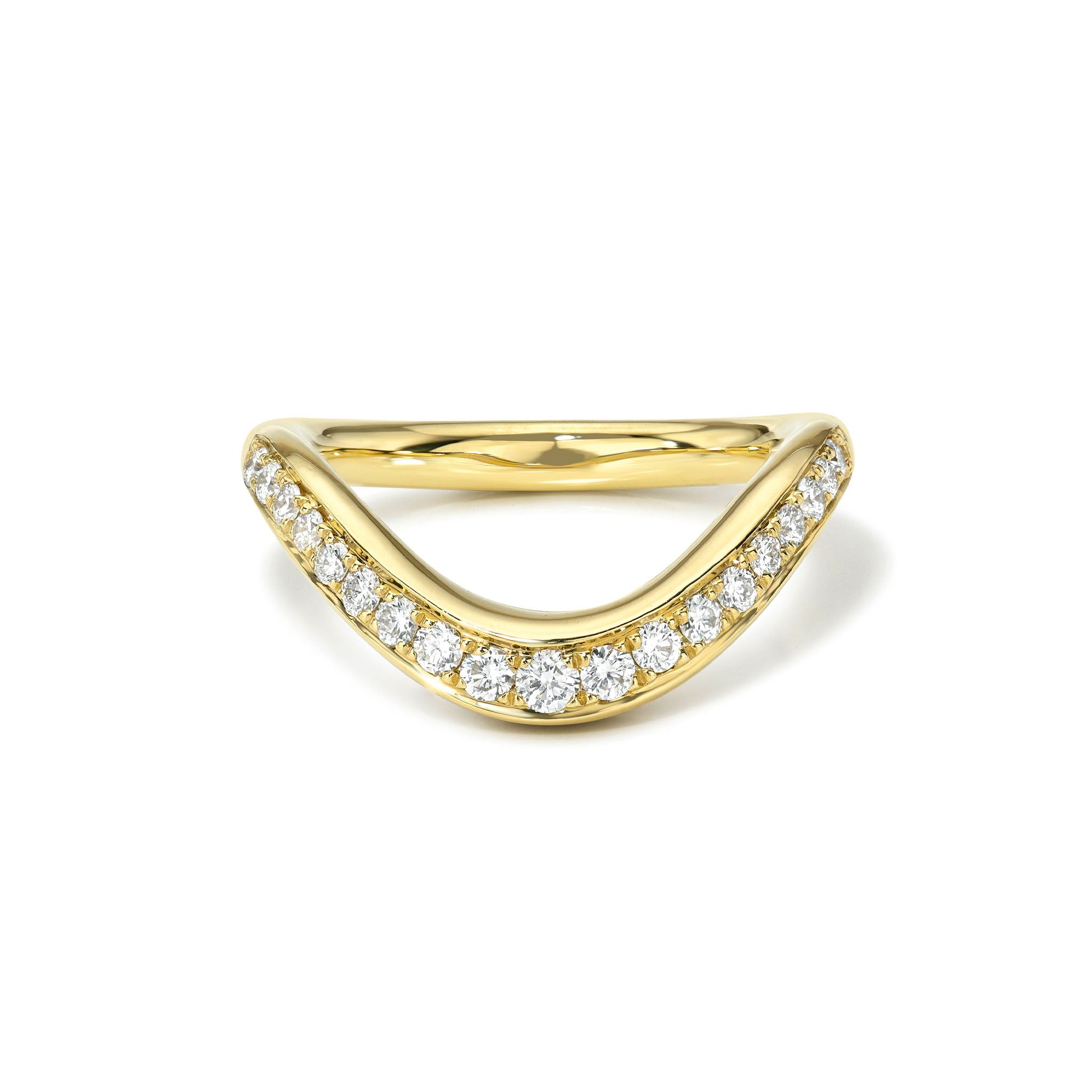 Enigma Channel Band | Ready to Ship Yellow Gold 5.5 by Logan Hollowell Jewelry