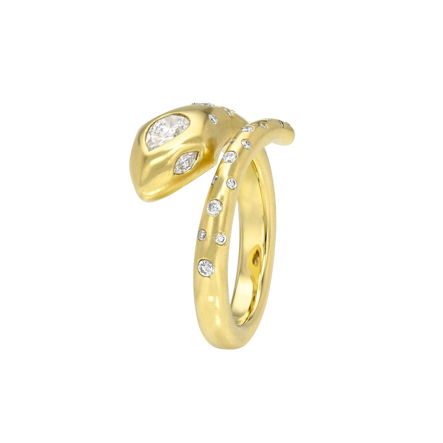 Kundalini Diamond Oracle Ring by Logan Hollowell Jewelry