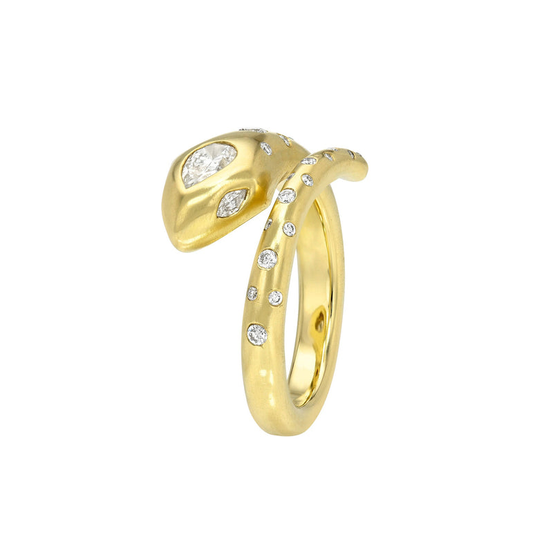 Kundalini Diamond Oracle Ring by Logan Hollowell Jewelry