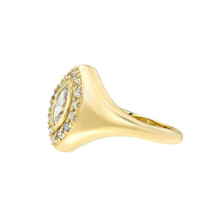 Fortune Signet in Cloud by Logan Hollowell Jewelry