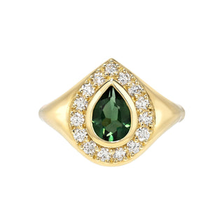 Signet in Moss Yellow Gold 4.5 by Logan Hollowell Jewelry