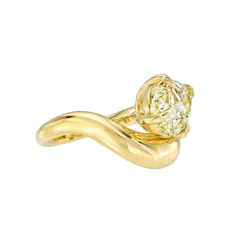 Enigma Floating Diamond Setting by Logan Hollowell Jewelry