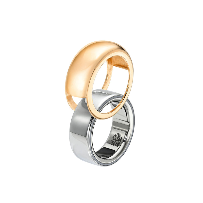 The Solid Gold Aura Sleeve (Showroom Sample) by Logan Hollowell Jewelry