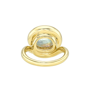 Enigma Moonstone Wave Ring by Logan Hollowell Jewelry