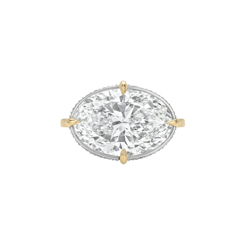 The Hera East to West Setting Rose Gold 3 by Logan Hollowell Jewelry