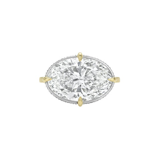 The Hera East to West Setting Yellow Gold 3 by Logan Hollowell Jewelry