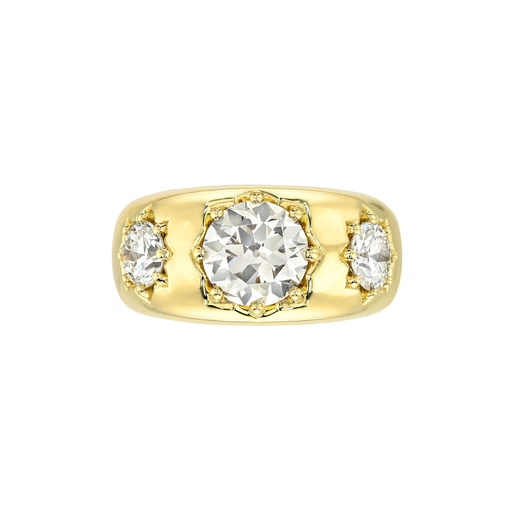 The Gypsy Three Stone Ring – Logan Hollowell