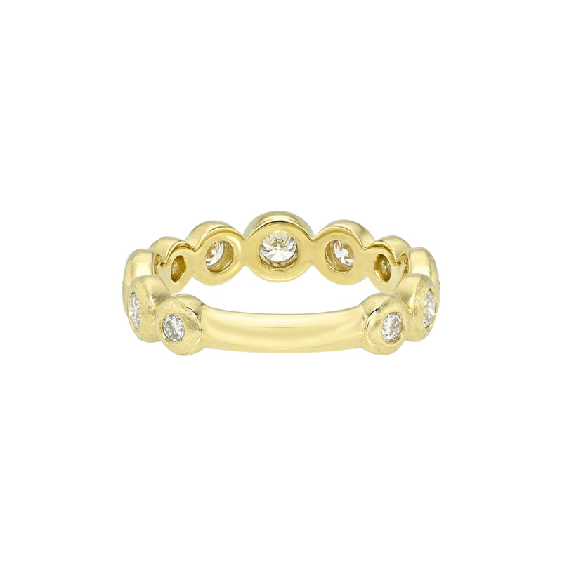 Petite Diamond Bubble Ring by Logan Hollowell Jewelry