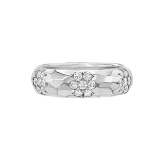 Sevenfold Eternity Diamond Cluster Band (Off Size) by Logan Hollowell Jewelry