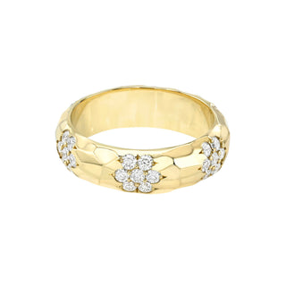 Sevenfold Eternity Diamond Cluster Band (Off Size) by Logan Hollowell Jewelry