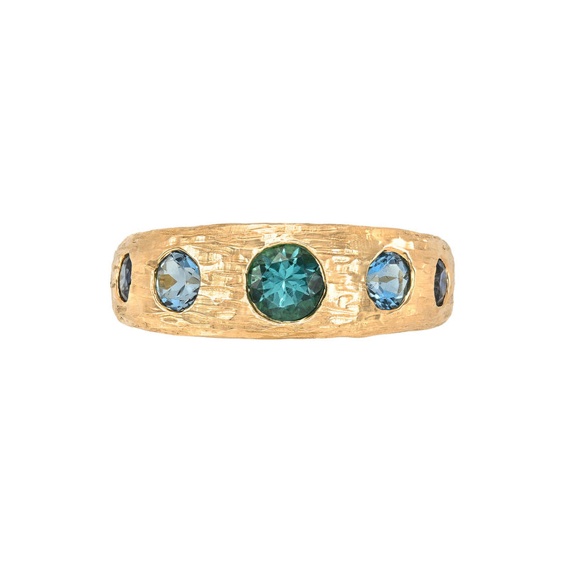 Queen Marine Band Rose Gold 3 by Logan Hollowell Jewelry