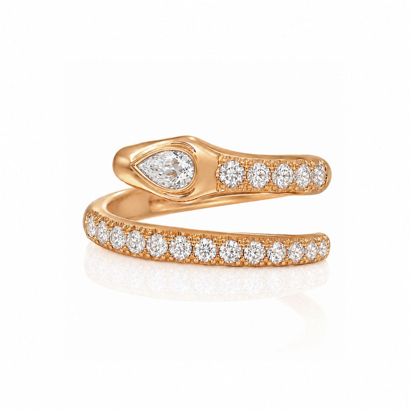 Kundalini Lab Diamond Coil Ring