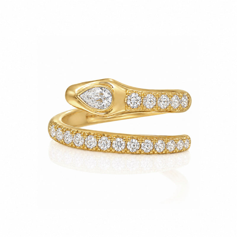Kundalini Lab Diamond Coil Ring