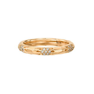 Sevenfold Diamond Band Rose Gold 3 by Logan Hollowell Jewelry