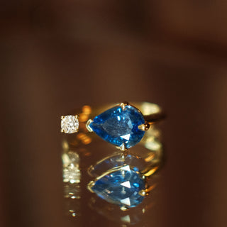 Blue Sapphire Nexus Ring