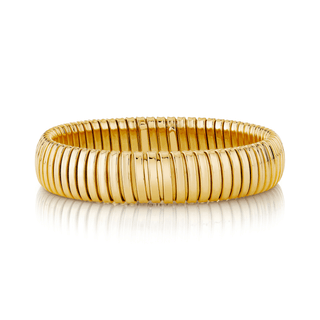 Ouroboros Infinity Bracelet Yellow Gold   by Logan Hollowell Jewelry