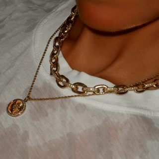 Atlantis Diamond Chain Necklace with Pavé Trillion Toggle | Ready to Ship by Logan Hollowell Jewelry