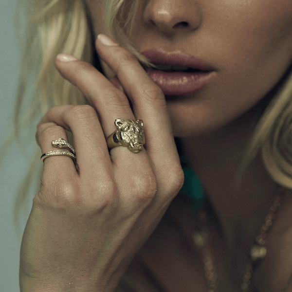 Lady Lioness Ring by Logan Hollowell Jewelry