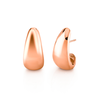 Large Tusk Earrings Rose Gold   by Logan Hollowell Jewelry