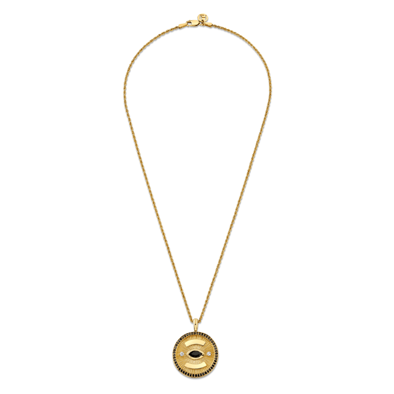 Men’s Eye of Protection Coin Pendant    by Logan Hollowell Jewelry