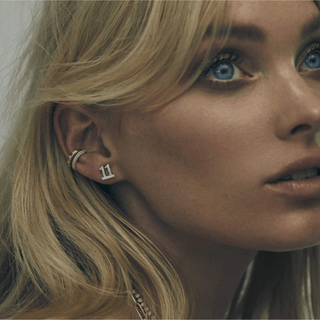 Star Set 5 Diamond Ear Cuff    by Logan Hollowell Jewelry