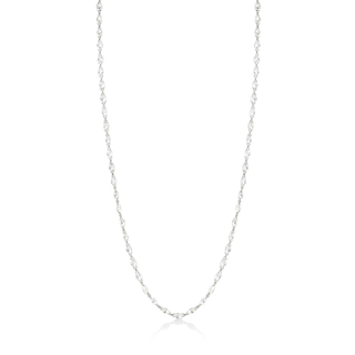 Thalassa Long Briolette Necklace White Gold   by Logan Hollowell Jewelry