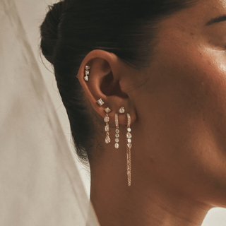 Diana 4-Diamond Drop Earrings    by Logan Hollowell Jewelry