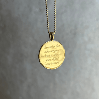 14K "An Alchemist's Dream" Coin Necklace | Ready to Ship    by Logan Hollowell Jewelry