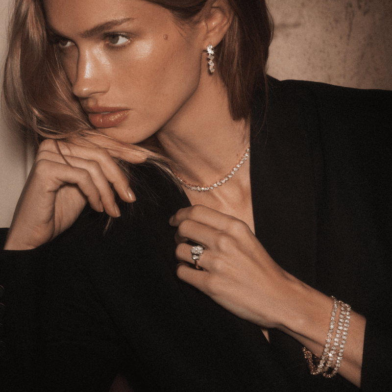 Fortuna Diamond Drop Earrings | Ready to Ship (LAB) by Logan Hollowell Jewelry