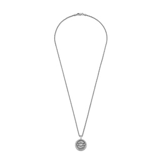 Mini Call On Your Angels Coin Necklace with Diamond Frame    by Logan Hollowell Jewelry