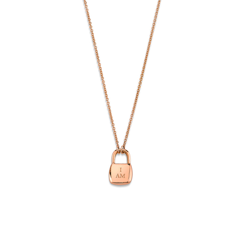 Mini "I AM" Promise Lock    by Logan Hollowell Jewelry