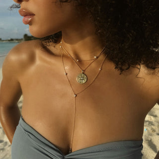 Orbit Pearl Necklace    by Logan Hollowell Jewelry