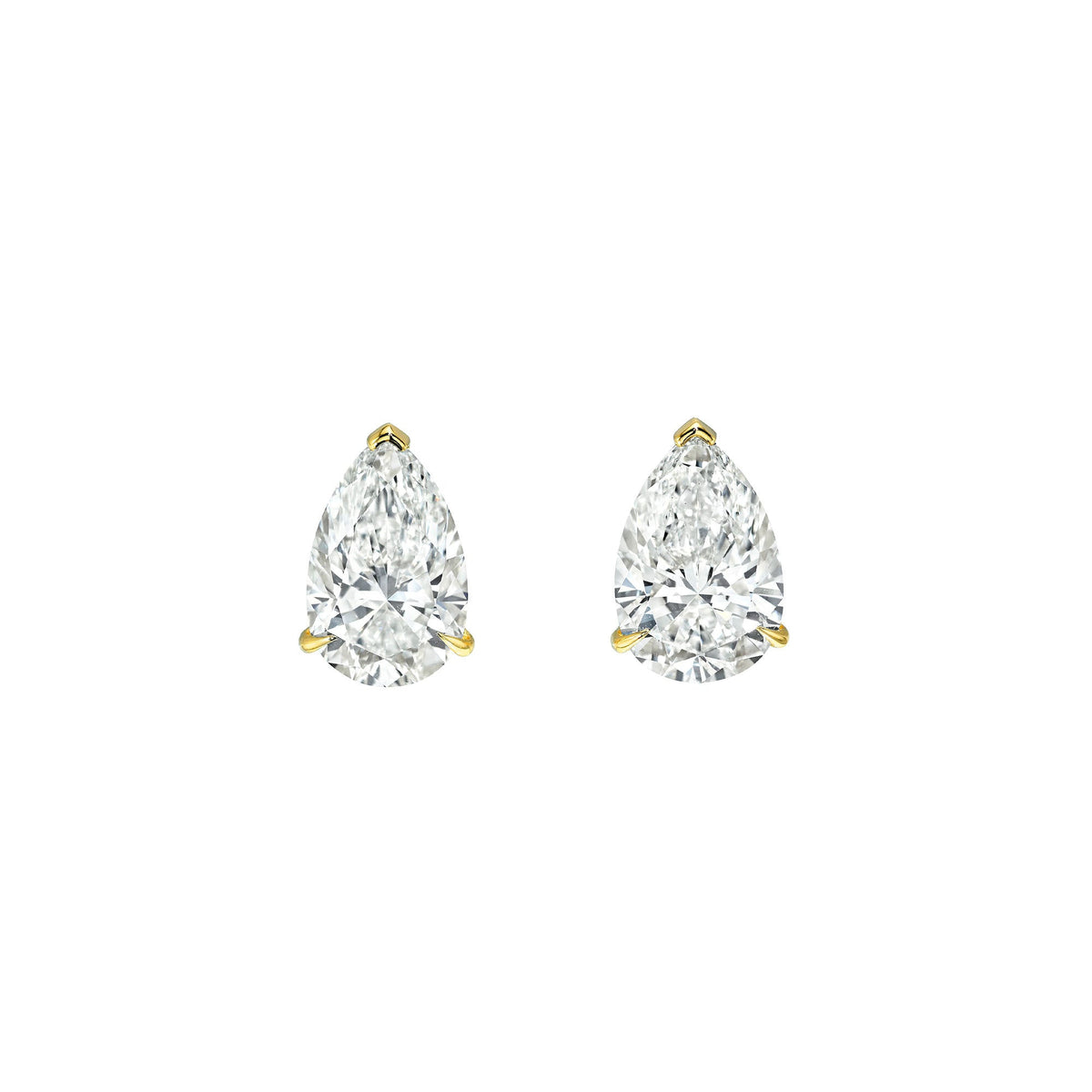 Reverse Water Drop Martini Studs by Logan Hollowell Jewelry