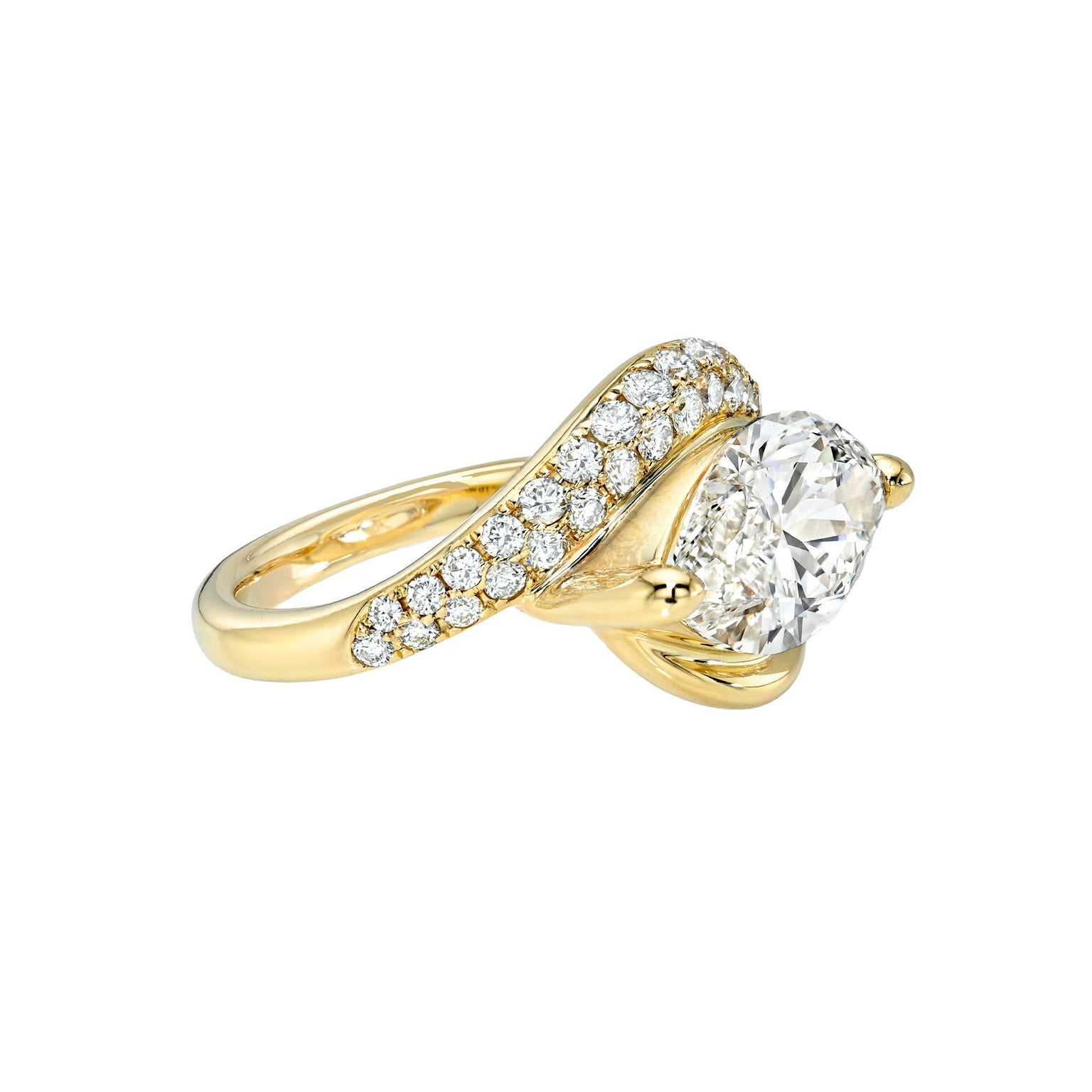 The Aurelia Setting by Logan Hollowell Jewelry