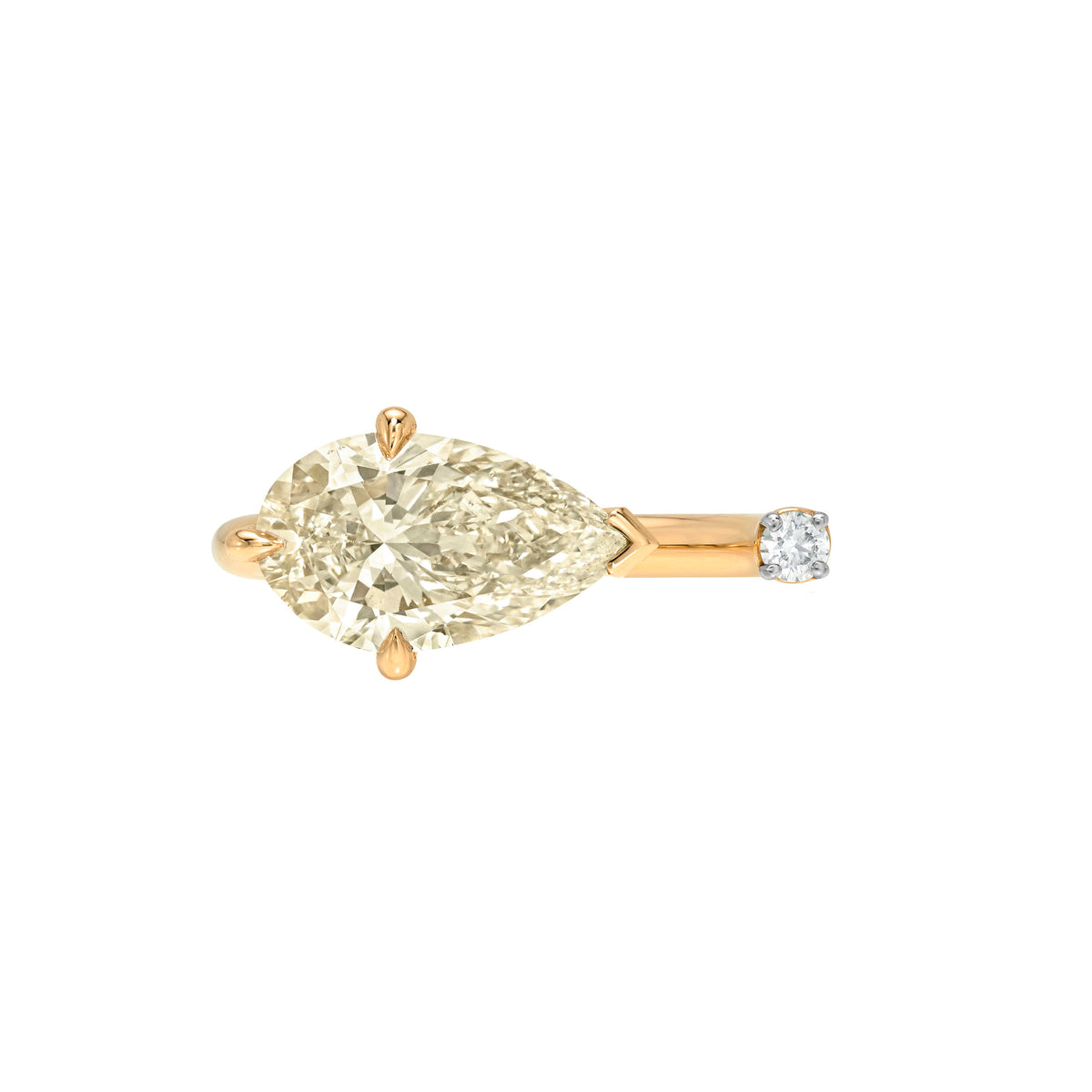 Butter Yellow Diamond Nexus Ring by Logan Hollowell Jewelry