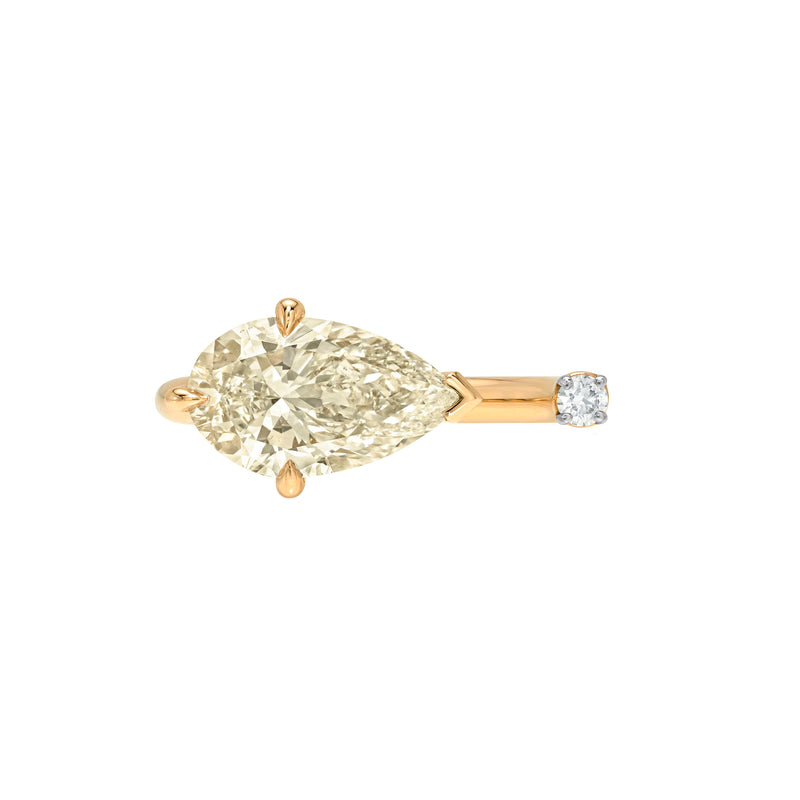 Butter Yellow Diamond Nexus Ring by Logan Hollowell Jewelry