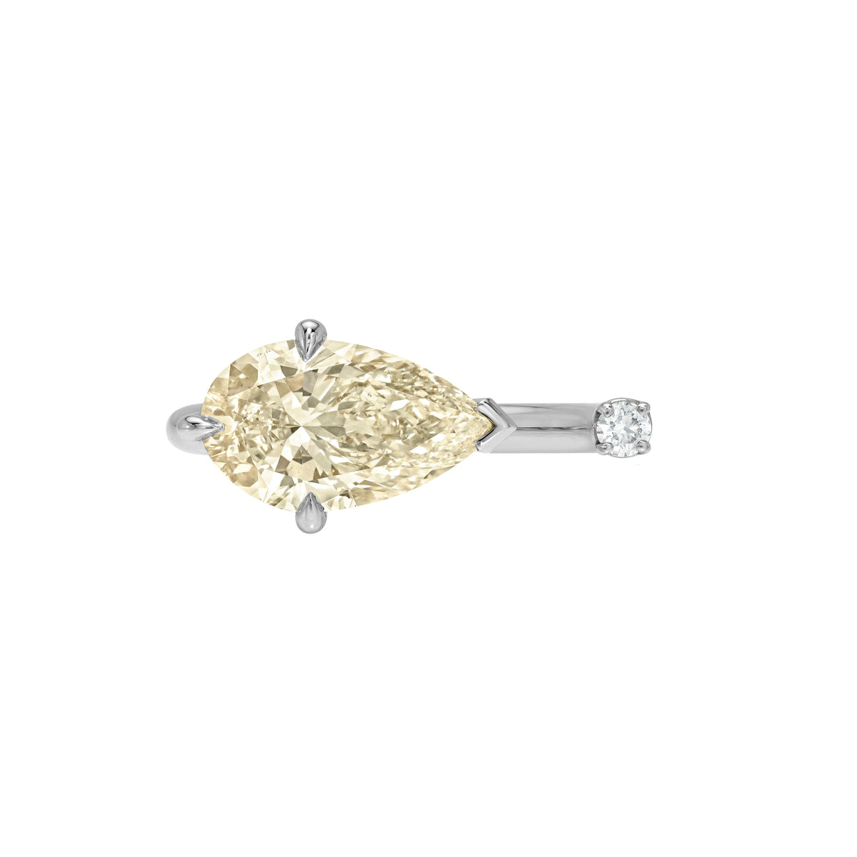 Butter Yellow Diamond Nexus Ring by Logan Hollowell Jewelry