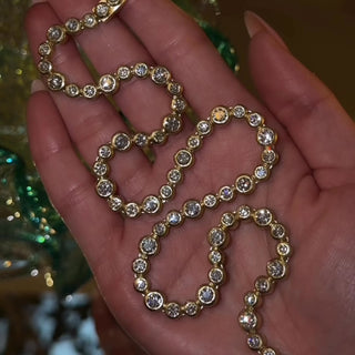 Diamond Bubble Necklace by Logan Hollowell Jewelry