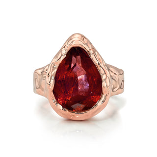 Classic River Queen Ruby Ring Rose Gold 3 by Logan Hollowell Jewelry